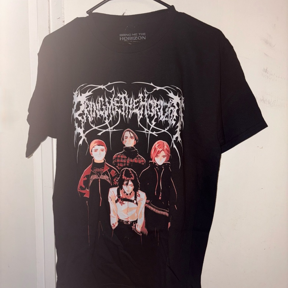 Bring Me The Horizon anime style t-shirt